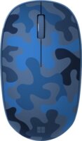 Microsoft Mouse Nightfall Blue Camo Wireless egér - Mintás