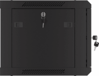 Lanberg 19" Fali rack szekrény 6U 600x450mm - Fekete