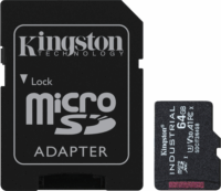 Kingston 64GB Industrial Grade microSDXC UHS-I CL10 Memóriakártya + Adapter