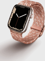 Uniq Aspen Designer Edition Apple Watch S3/4/5/6/7 Fonott szíj 38/40/41mm - Rózsaszín