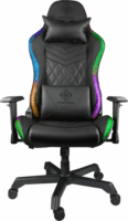 Deltaco GAM-080 Műbőr RGB Gamer szék - Fekete