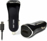 Beline Autós USB-A + micro-USB töltő (11V / 1A)