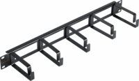 Nikomax NMC-OK800H-1U-BK-2 19" kábelrendező panel 1U - Fekete