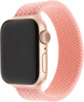 Fixed Apple Watch S1/2/3/4/5/6/7/SE Nylon szíj S 38/40mm - Rózsaszín