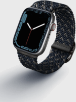 Uniq Aspen Designer Edition Apple Watch S3/4/5/6/7 Fonott szíj 42/44/45mm - Kék