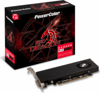 PowerColor Radeon RX 550 4GB GDDR5 Red Dragon Low Profile Videókártya