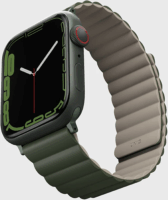 Uniq Revix Apple Watch S1/2/3/4/5/6/SE Szilikon szíj 42/44/45mm - Zöld/Taupe