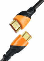 Iris HDMI v2.0 - HDMI kábel 5m - Fekete/Narancssárga