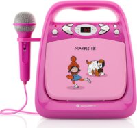 Gogen MAXI KARAOKEP Bluetooth CD lejátszó mikrofonnal - Rózsaszín