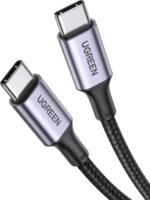 Ugreen 70427 USB-C apa - USB-C apa 2.0 Adat és töltőkábel - Fekete (1m)
