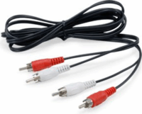 Equip RCA - RCA kábel 2.5m (2xRCA apa - 2xRCA apa)