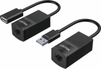 Unitek USB-A 1.1 anya - RJ45 anya adapter + USB-A 1.1 apa - RJ45 anya adapter
