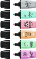 Stabilo Boss Mini Pastellove 2-5mm Szövegkiemelő készlet - Vegyes színek (6 db / csomag)