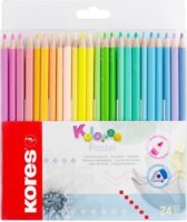 Kores "Kolores Pastel" színes ceruza készlet (24 db / csomag)