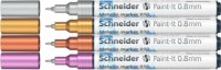 Schneider Paint-it 010 0,8mm Akril marker készlet - Vegyes színek (4 db / csomag)