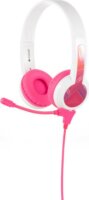 BuddyPhones StudyBuddy Gyermek Headset - Fehér/Rózsaszín