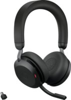 Jabra Evolve2 75 UC Wireless Headset + Link380c dongle - Fekete