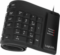 Logilink ID0019A USB / PS/2 Flexibilis Billentyűzet - Német