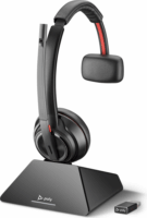 Plantronics Savi 8210 UC Teams Wireless Headset - Fekete