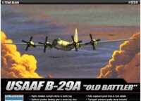 Academy USAAF B-29A 'Old Battler' bombázó repülőgép műanyag modell (1:72)