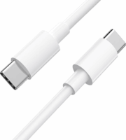 Borofone BX51W USB-C apa - USB-C apa 2.0 Adat és töltőkábel - Fehér (1m)