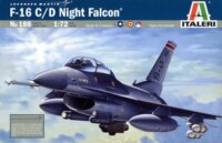 Italeri F-16 C/D Night Falcon repülőgép műanyag modell ( 1:72)