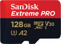 Sandisk Extreme PRO 128GB microSDXC UHS-I Memóriakártya + Adapter