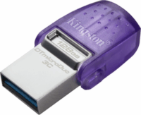 Kingston 128GB DT microDuo USB 3.2 Pendrive - Lila