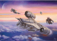 Schmidt Spiele Star Wars The Mandalorian -The Escort - 1000 darabos puzzle