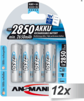 Ansmann 2850 NiMh Mignon AA Újratölthető elem (12x4/csomag)