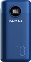 ADATA P10000QCD Powerbank 10000mAh 18W (1.5-3A / 5-12V) - Kék