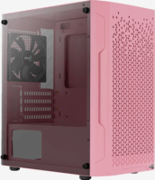 Aerocool Trinity Mini Mesh Edzett Üveg Számítógépház - Pink