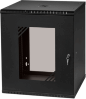 Stalflex 19" Fali rack szekrény 12U 520x600 - Fekete