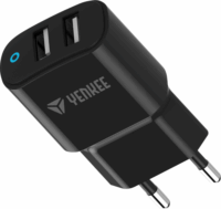 Yenkee YAC 2024 Hálózati USB-A töltő - Fekete (12W)