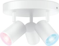 WiZ IMAGEO WiFi Okos Mennyezeti 3 spotos LED lámpa - Fehér
