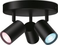 WiZ IMAGEO WiFi Okos Mennyezeti 3 spotos LED lámpa - Fekete