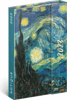 Realsystem Vincent van Gogh B6 2023 Zsebnaptár - Mintás