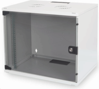 S-Link 19" Fali rack szekrény 12U 530x400mm - Szürke