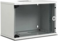 S-Link 19" Fali rack szekrény 4U 530x400mm - Fekete