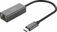Orico XC-R45-V1 USB-C apa - RJ45 anya adapter - Fekete