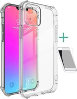 IMAK Apple iPhone 13 Szilikon Tok + kijelzővédő - Átlátszó