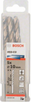 Bosch HSS-Co DIN 338 Ø10mm Fém spirálfúró készlet (5 db)