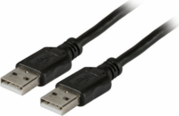 Efb USB-A apa - USB-A apa 2.0 Összekötő kábel - Fekete (1.8m)