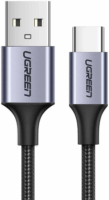 Ugreen US288 USB-A apa - USB-C apa 2.0 Adat és töltőkábel 0.5m - Fekete