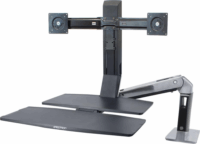 Ergotron 24-316-026 24" LCD TV/Monitor asztali tartó kar - Fekete (2 kijelző)