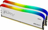 Kingston 32GB / 3200 Fury Beast RGB White Special Edition DDR4 RAM KIT (2x16GB)