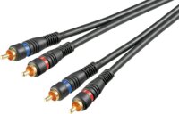 Goobay 50119 2x RCA apa - 2x RCA apa Kábel (3m)