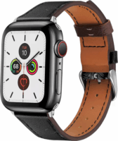 Fusion Apple Watch Bőr szíj 42/44 mm - Fekete
