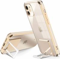 Fusion KIckStand Samsung Galaxy A52/A52 5G Szilikon Tok - Átlátszó/Arany