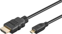 Goobay 53780 HDMI 2.0 - Micro HDMI Kábel 0.5m - Fekete